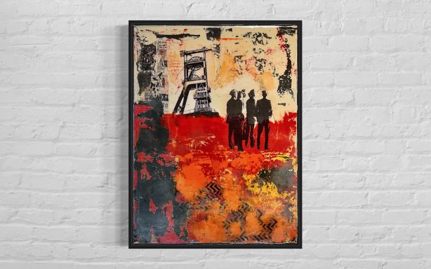 "observe" 60x80 cm Acryl auf Leinwand